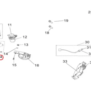 Alternative view of Light Bee Headlight Bracket